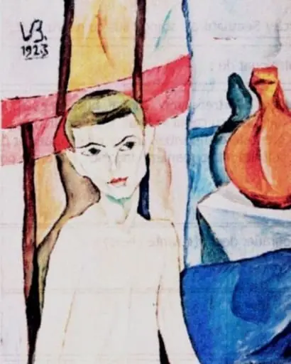 Băiatul cu ulciorul, by Victor Brauner