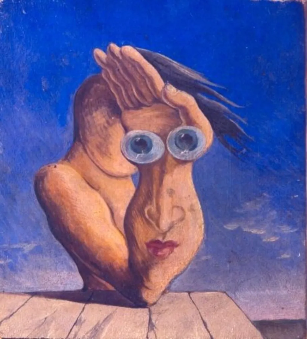 Compoziție cu portret, by Victor Brauner, unspecified