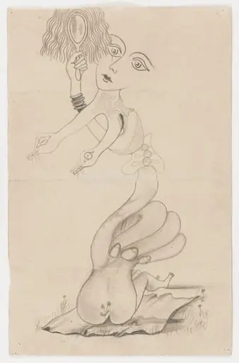 Untitled, by Victor Brauner, André Breton, Jacques Hérold, Yves Tanguy Cadavre Exquis