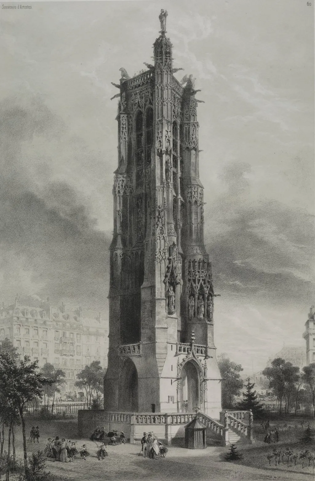 La Tour St. Jacques, by Victor Coindre, 1860