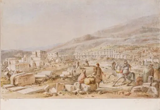 Ruine la Sigus, by Victor Delamarre