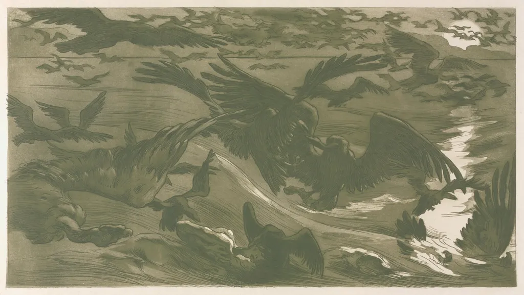 Birds of Prey, by Victor Emile Prouvé, 1893