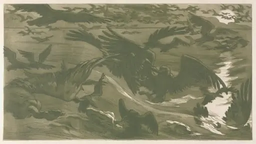 Birds of Prey, by Victor Emile Prouvé