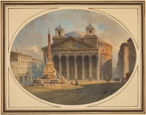 The Pantheon, by Victor Jean Nicolle