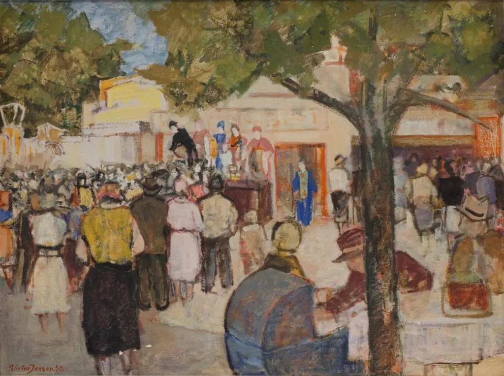 Resort in the Deerpark, by Victor Jensen