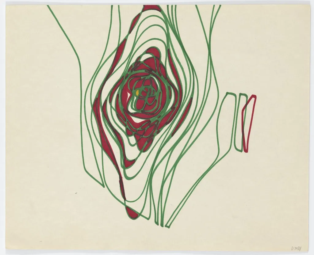 Untitled, by Victor Magariños, ink, 1968