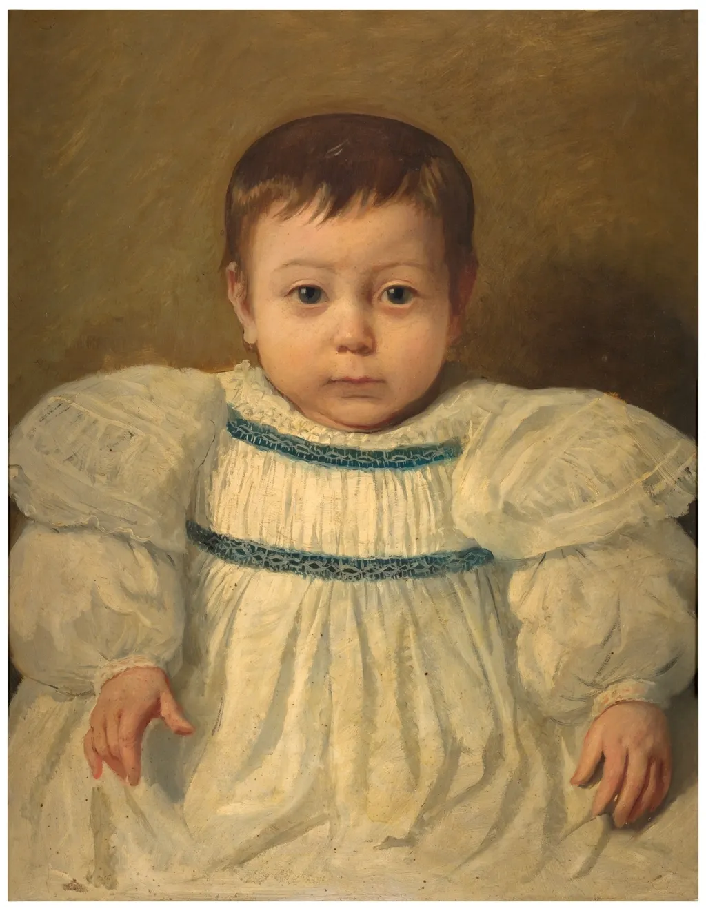 Fernando hijo del artista, by Víctor Manzano y Mejorada, oil, 1863