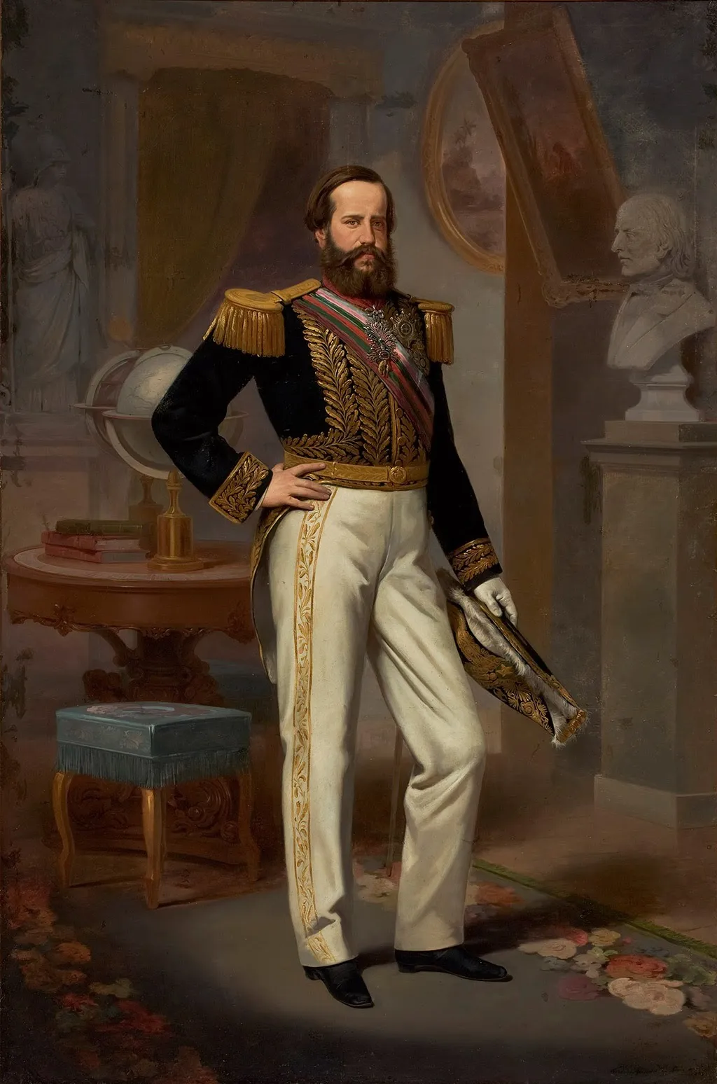 Pedro II of Brazil, by Victor Meirelles, oil, 1864