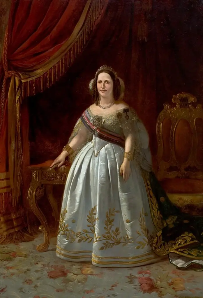 Portrait of Teresa Cristina of the Two Sicilies, by Victor Meirelles