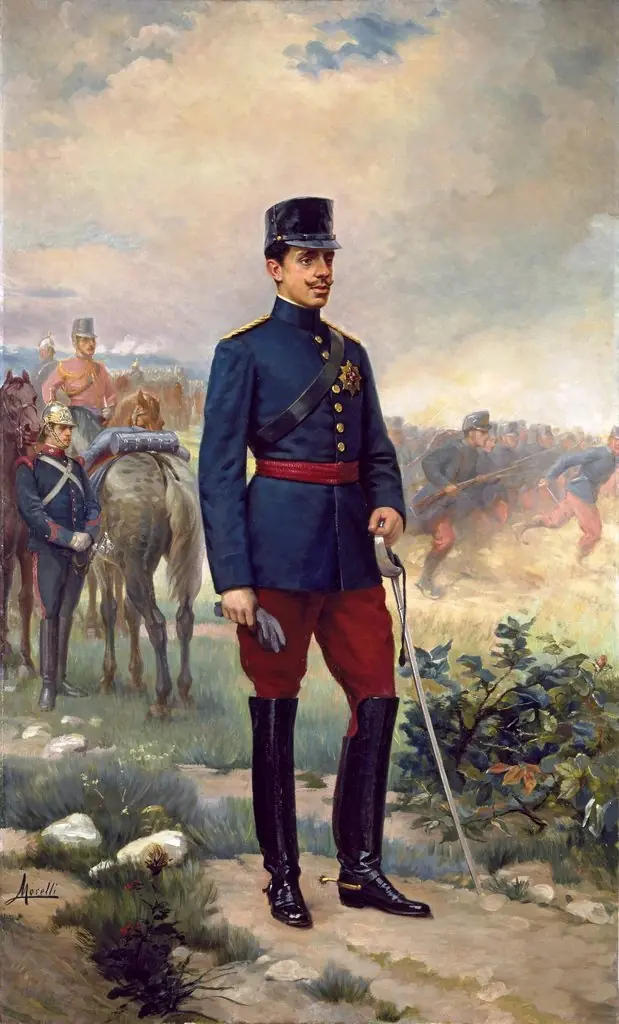 Alfonso XIII con uniforme de campaña, by Víctor Morelli Sánchez-Gil