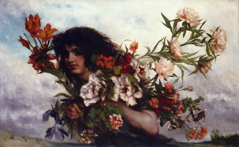 Flower Girl, by Victor Müller