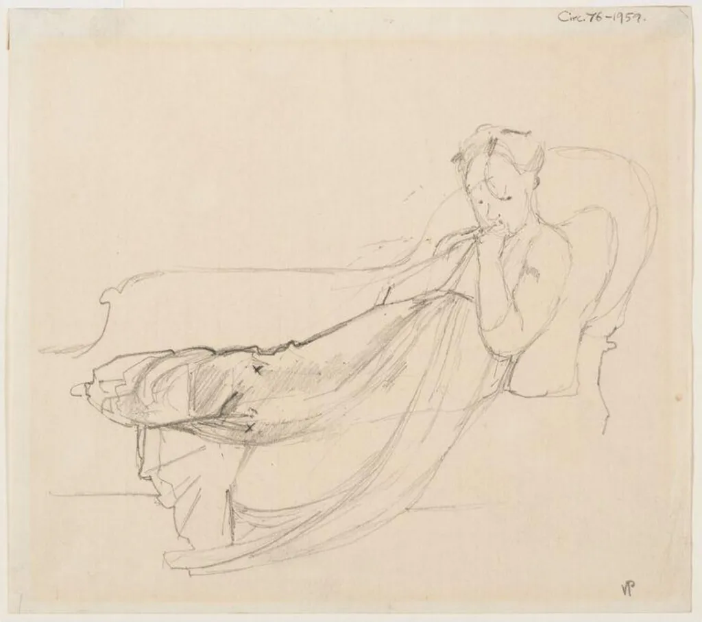 'Woman on Sofa', by Victor Pasmore, 1942