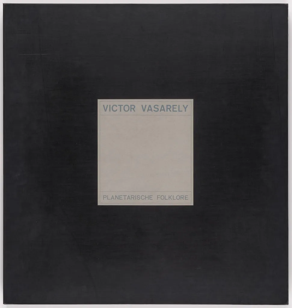 Untitled, by Victor Vasarely, ink, 1964