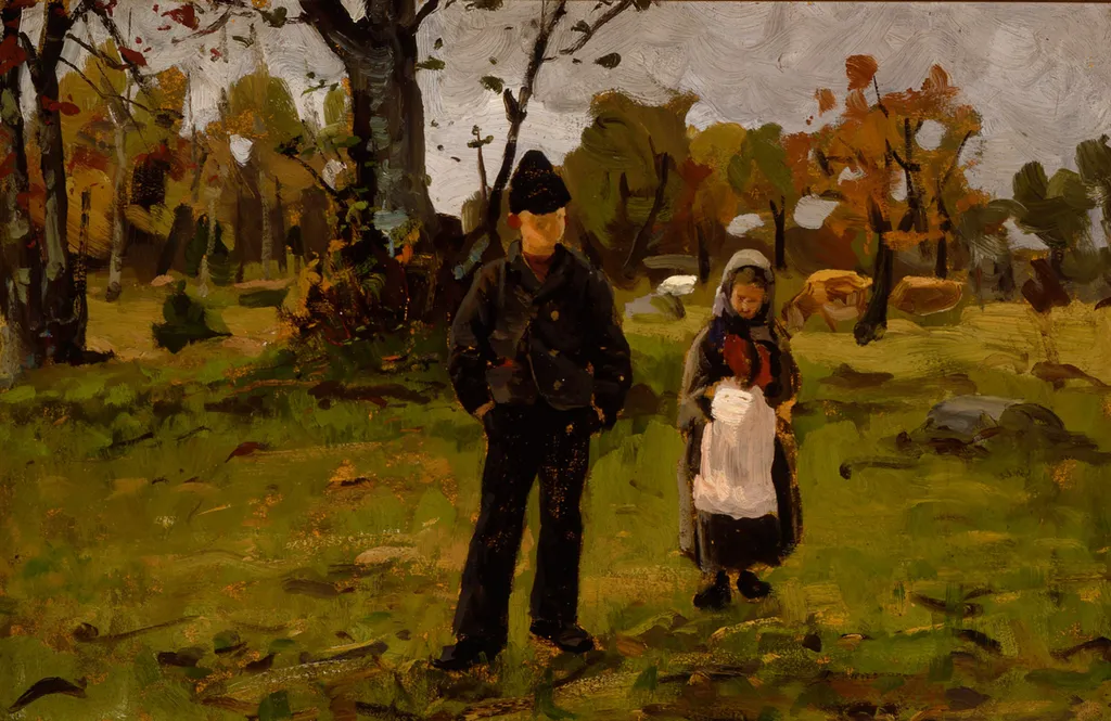Landscape Study from Eckerö, by Victor Westerholm, oil, 1892