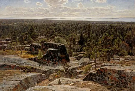 Maisema Ahvenanmaalta, by Victor Westerholm