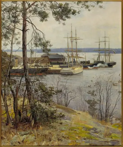 Sörnäisten satama, by Victor Westerholm