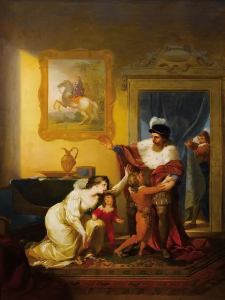 Appeal by Inês de Castro, by Vieira Portuense