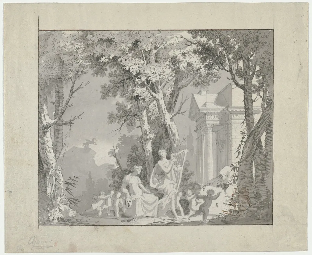 Classical Scene, by Vieira Portuense, 1788