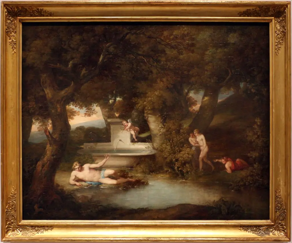Narciso na Fonte, by Vieira Portuense