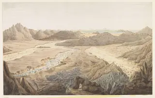 View from the Mountains on the Peninsula of Sinai
