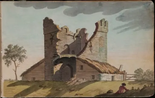 View of Baggoths rath [Baggot Rath], a castle half a mile from Dublin [...]