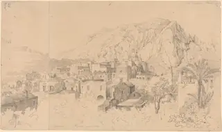 View of Capri, by Gustaf Wilhelm Palm