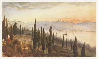 View of Constantinople from the cemetery at Pera