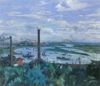View of Köhlbrand