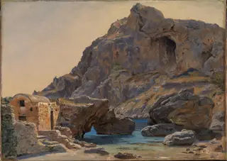 View of Marina Piccola, Capri: Afternoon Light
