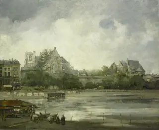 View of Nantes, by Willem Leonardus Bruckman