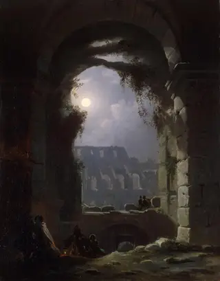 View of the Colosseum by Night, by Franz Ludwig Catel