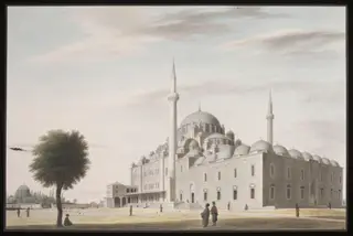 View of the Fatih Mehmet Camii