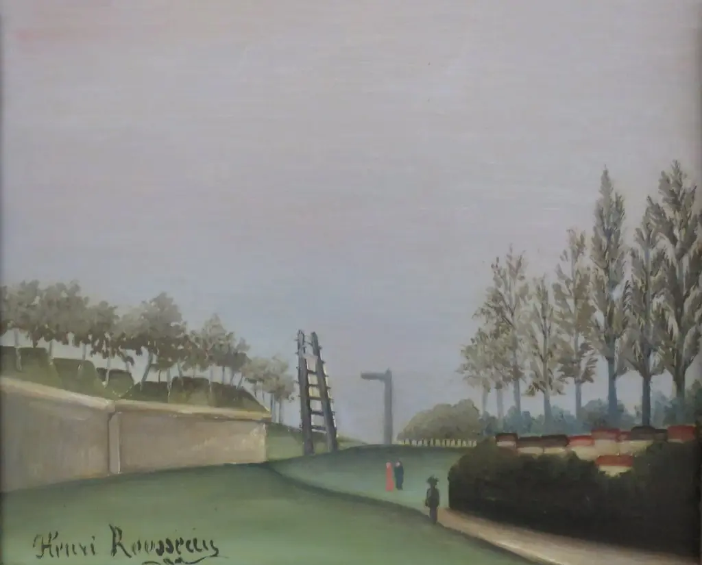 View of the Fortifications to the left of the Gate of Vanves