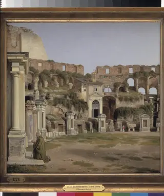View of the Interior of the Colosseum