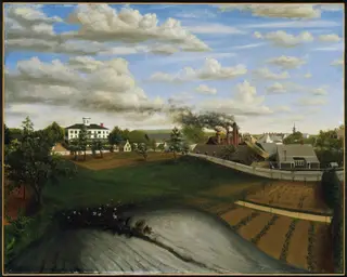 View of the Iron Works, Canton, Massachusetts
