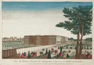 View of the Royal Palace of Hampton Court