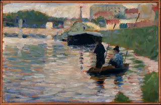 View of the Seine, by Georges Seurat