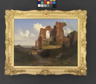 View of the Terme di Caracalla in Rome