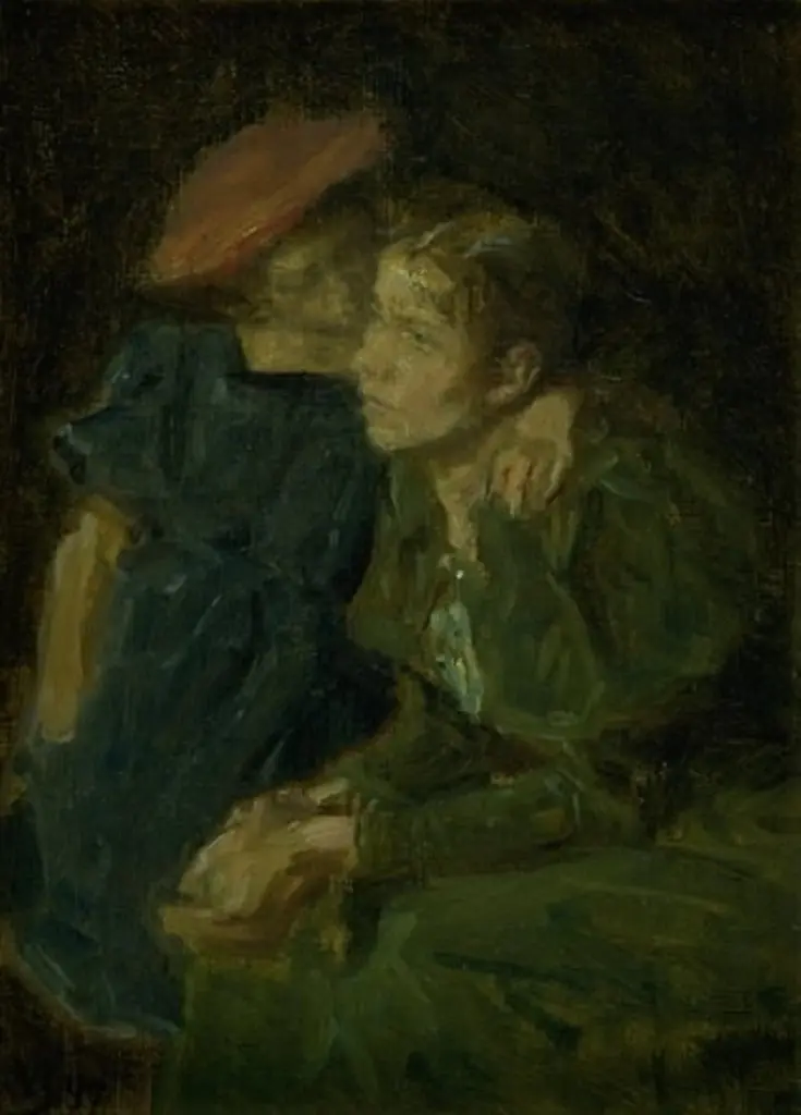 Nanna og hendes moder, by Viggo Johansen