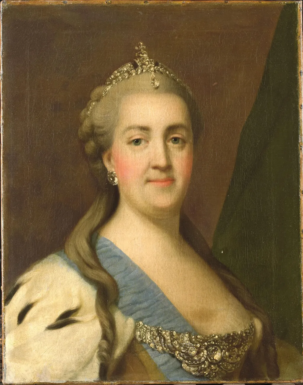 Catherine II (1729-96), Empress of Russia, by Vigilius Eriksen, unspecified, 1766