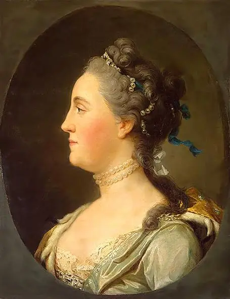 Portrait of Catherine II in Profile, by Vigilius Eriksen