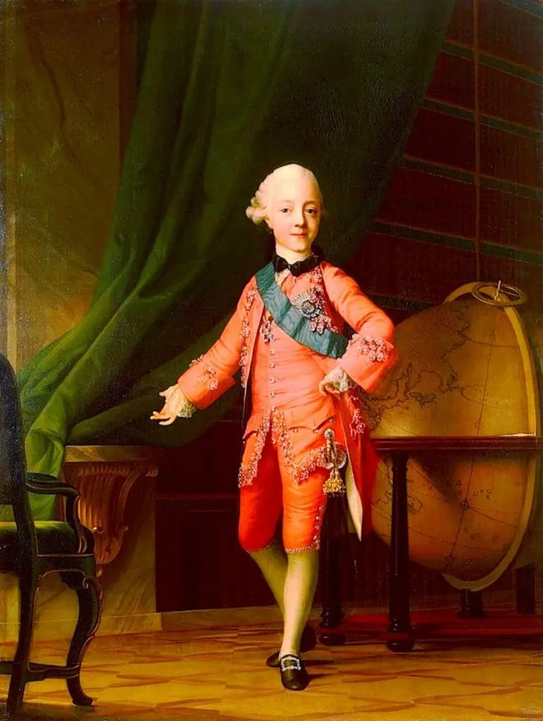 Portrait of Grand Prince Paul Petrovich in the Classroom, by Vigilius Eriksen