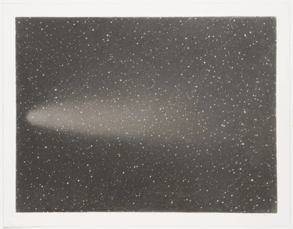 Untitled, by Vija Celmins, charcoal, 1996