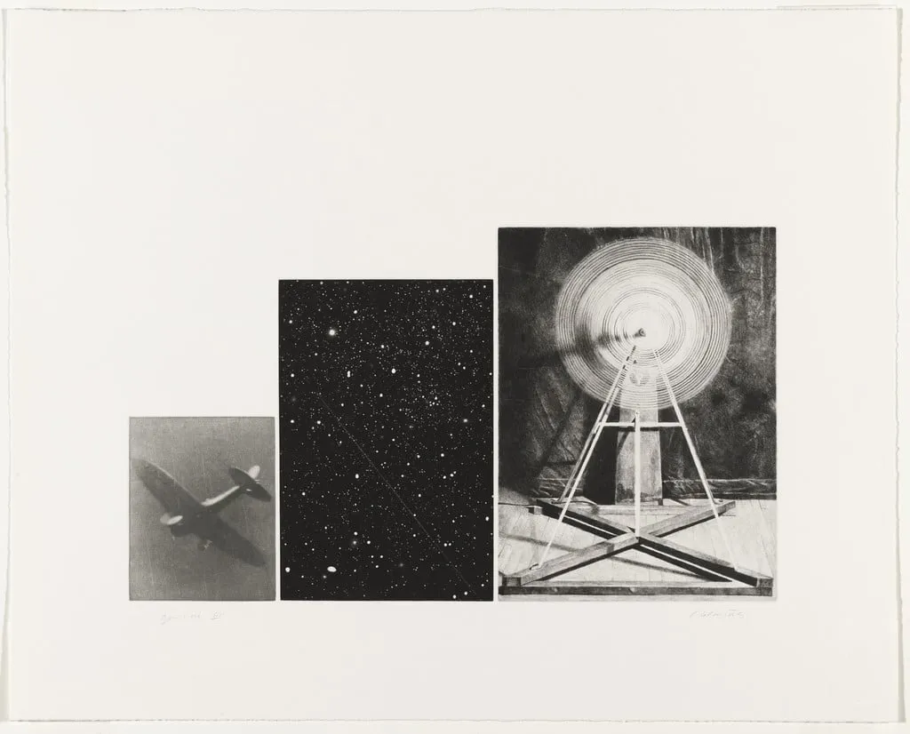 Untitled, by Vija Celmins, ink, 1985