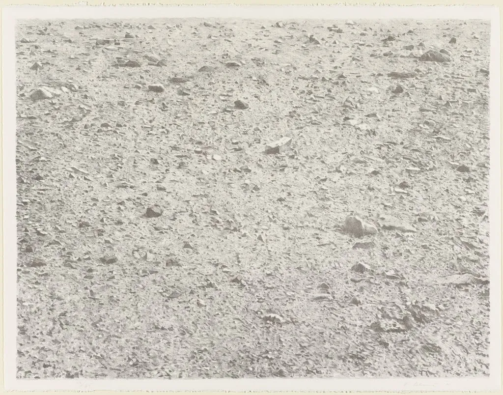 Untitled, by Vija Celmins, ink, 1971