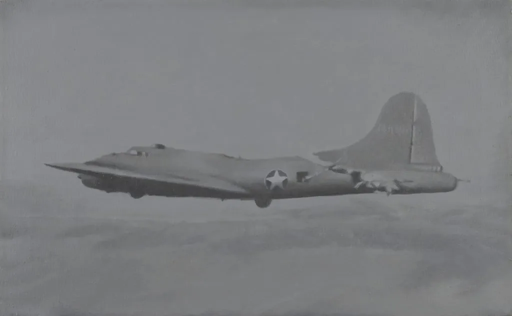 Untitled, by Vija Celmins, oil, 1966