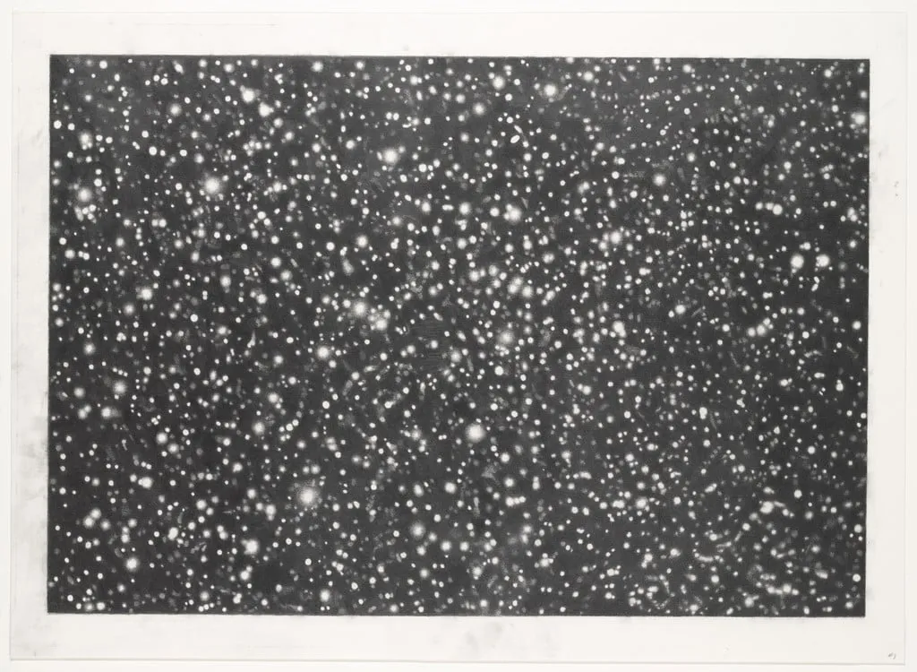 Untitled, by Vija Celmins, acrylic, 1982
