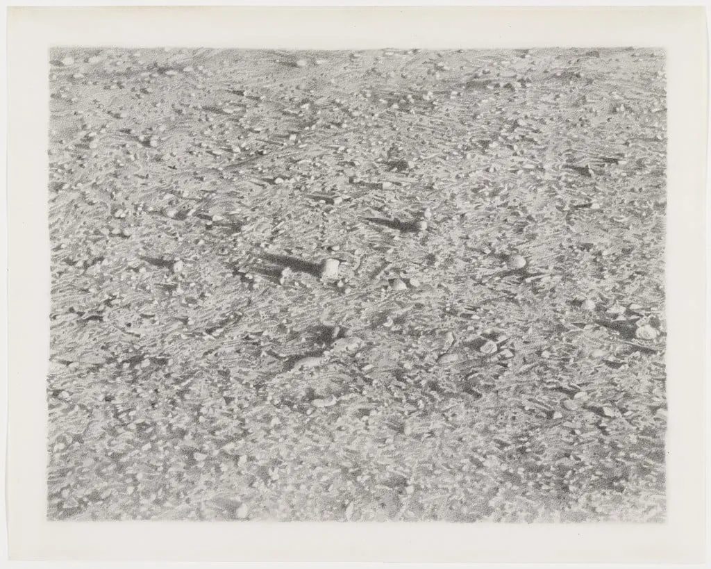 Untitled, by Vija Celmins, graphite, 1973