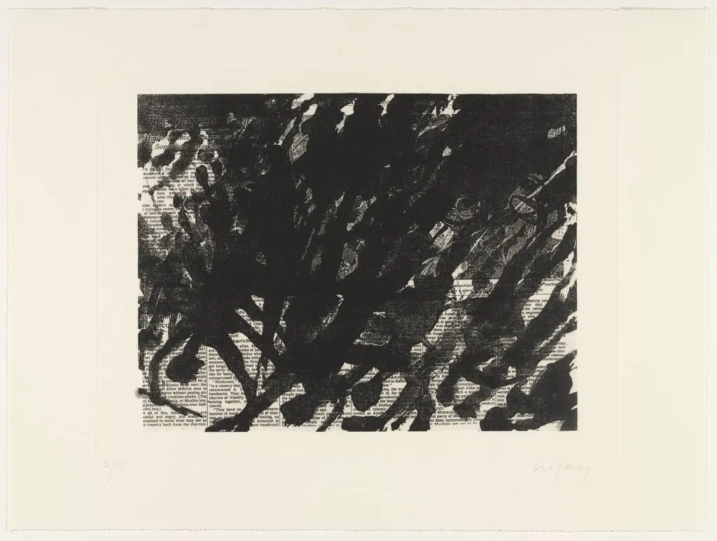 Untitled, by Vijay Kumar, ink, 1993