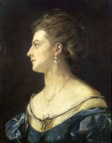 Portrait of his Wife, by Viktor Madarász